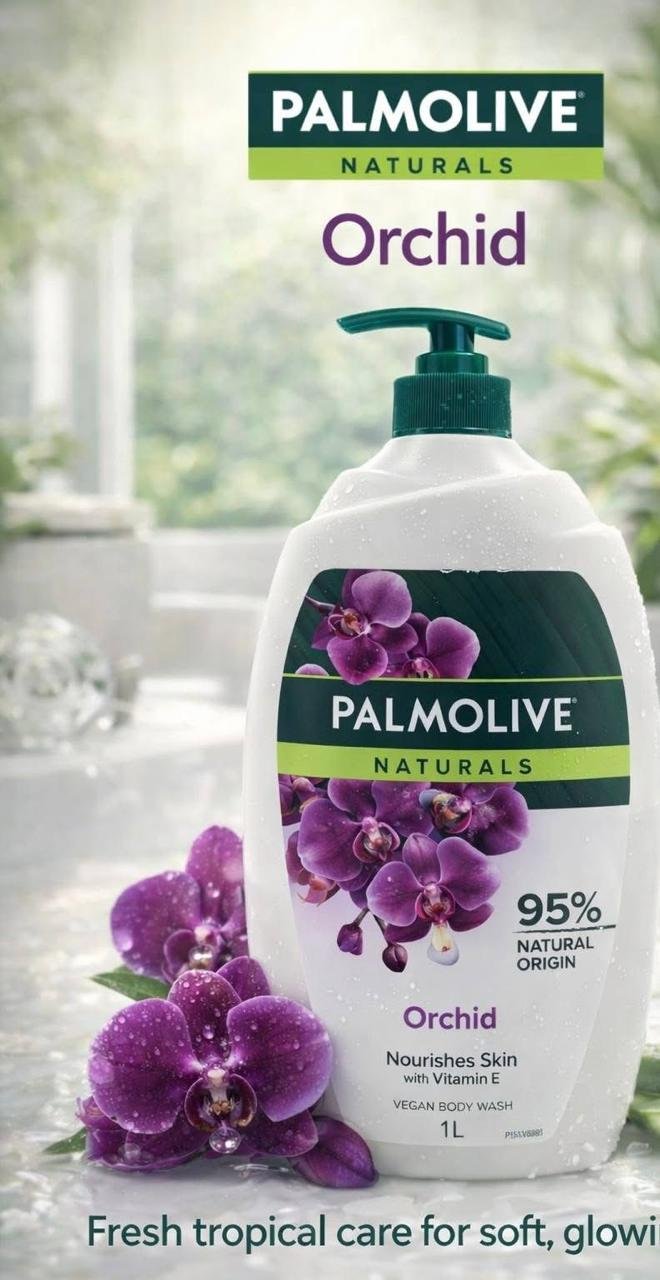 Palmolive naturals orchid vegan body wash